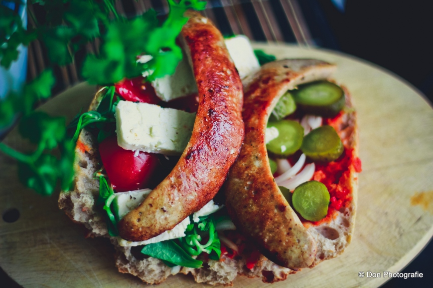 Make Bratwurst Sandwich Great Again